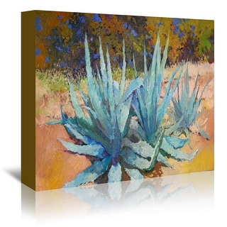 Americanflat - 8" x 10" Blue Agave by Suren Nersisyan Wrapped Canvas ...