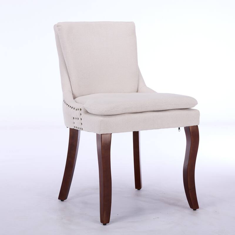 Modern Double-layer Dining Chairs Set of 2