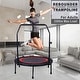 preview thumbnail 4 of 14, 40" Mini Exercise Trampoline for Adults or Kids with Safety Pad