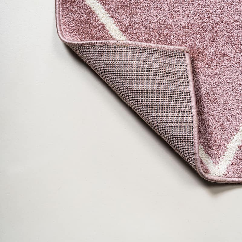 JONATHAN Y Viscon Minimalist Diamond Trellis Area Rug