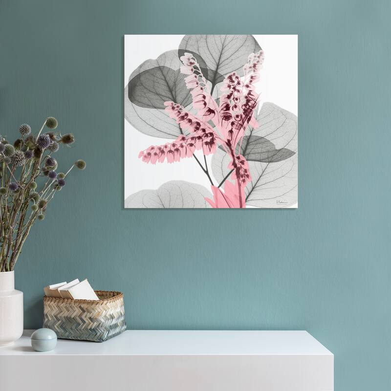 "Eucalyptus Bush 1" Frameless Free Floating Tempered Glass Panel Graphic Wall Art
