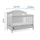 preview thumbnail 9 of 9, Juliette 6-in-1 Convertible Crib with Toddler Rail, Greenguard Gold Certified