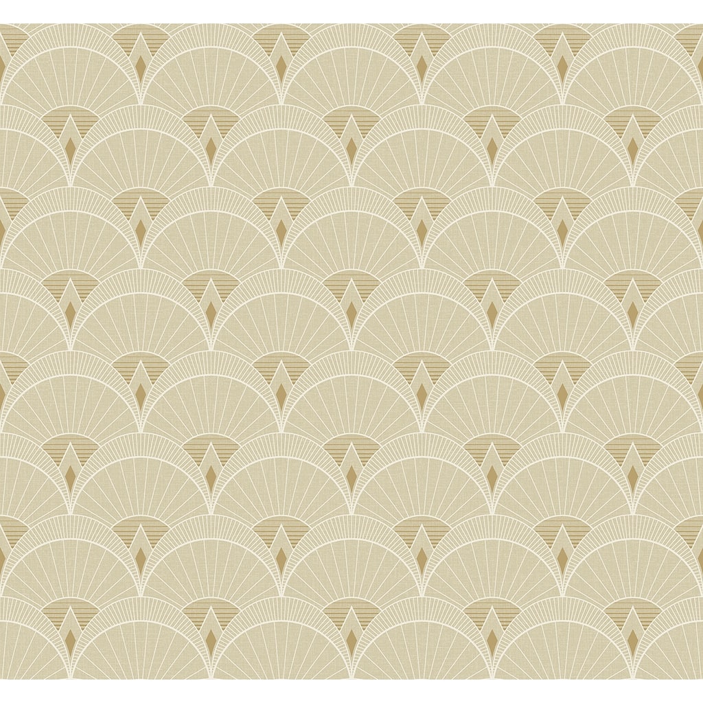 Seabrook Designs Chrysler Arches Nonwoven Unpasted Wallpaper