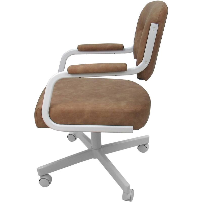Swivel Kitchen Dining Caster Chair with Wheels - M-110 - N/A