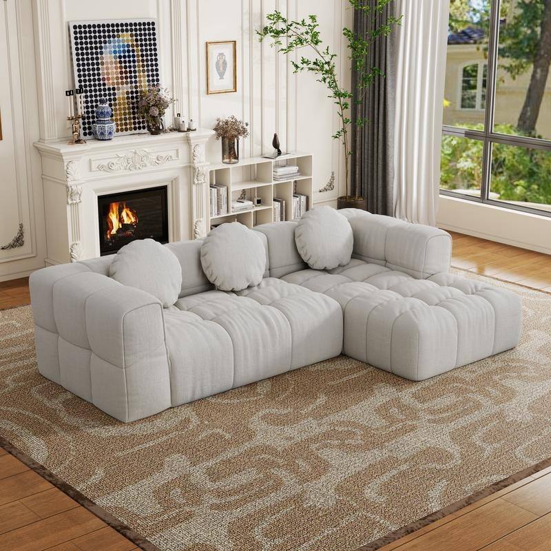 103" L-Shaped Modular Sofa, Free Combination (Left and Right Facing)
