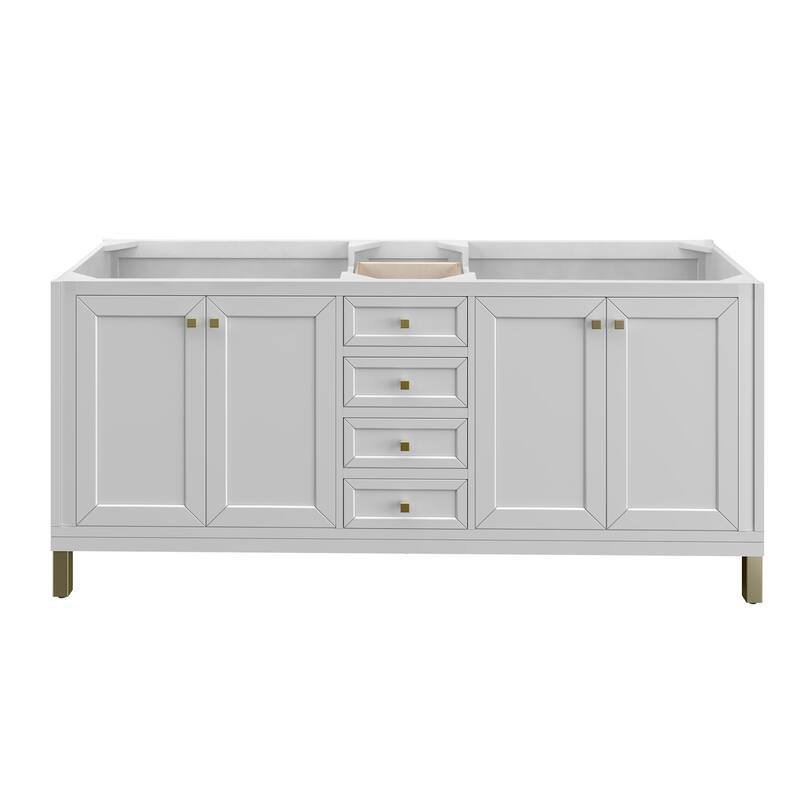 James Martin Vanities 503-V72-FENC Chicago 72" Free Standing Double