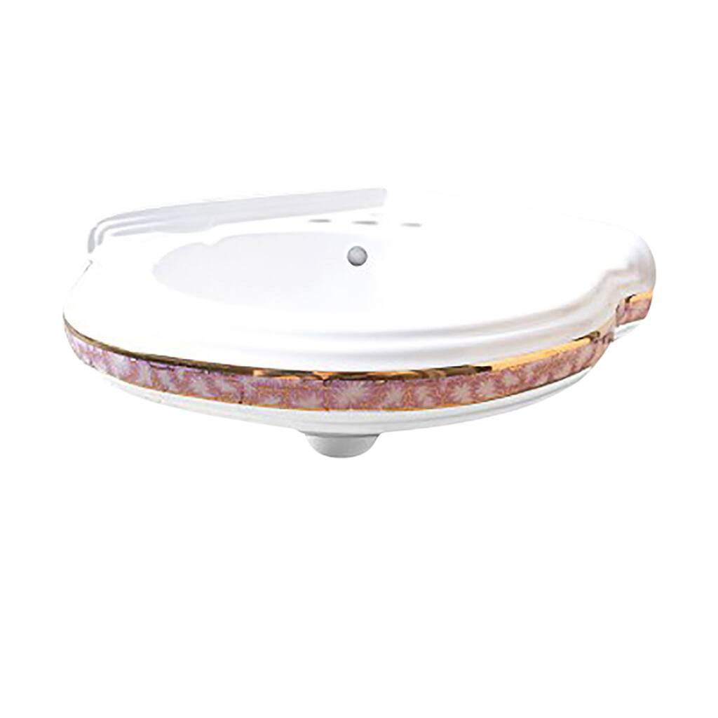 Bathroom Pedestal Corner Sink Vitreous China Portsmouth Basin Renovators Supply