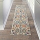 preview thumbnail 108 of 178, Nourison Passion Boho French Country Floral Area Rug. 2'2" x 10' Runner - Ivory - Runner