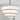 Zjvaive Modern 5-Light White Fabric Drum Chandelier 3-Tier Pendant Light for Bedroom Dining Room