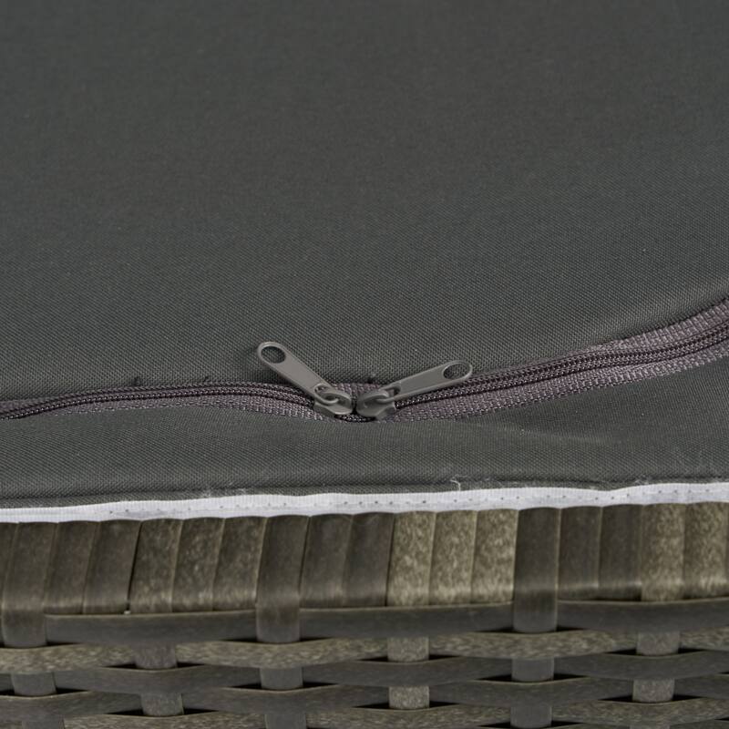 200 Gallon Outdoor Storage Deck Box, Wicker Patio Storage Box with Lid, Flip Top Storage Bench, Storage Bin for Cushion