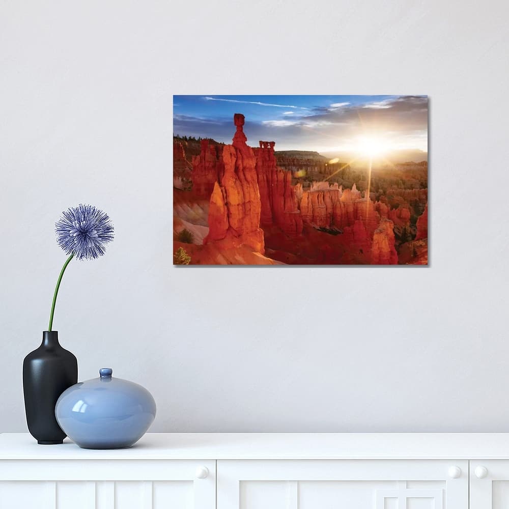 iCanvas "Sunrise, Thor's Hammer, Bryce Canyon National Park, Utah, USA" by Matteo Colombo Canvas Print