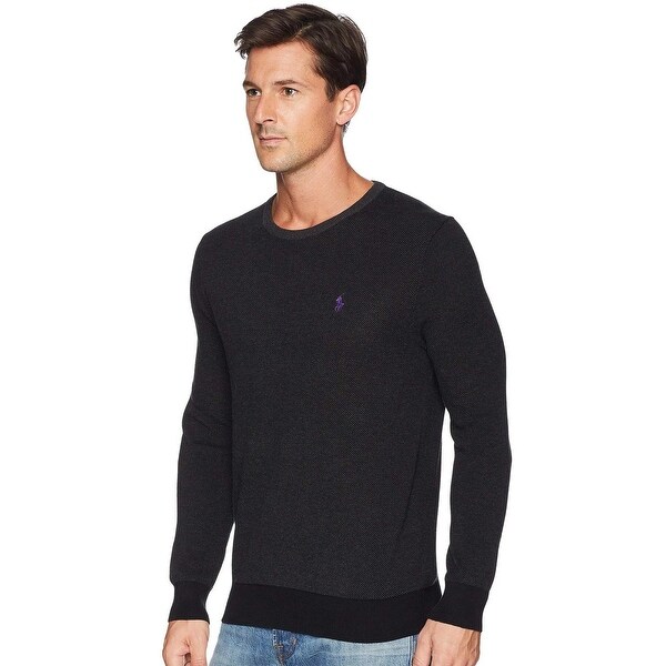 ralph lauren black crew neck sweater