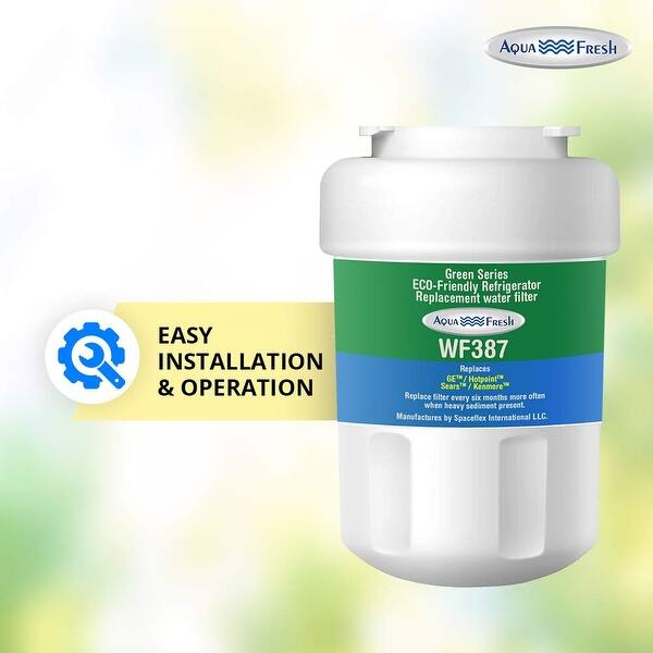 Replacement Water Filter For Ge Gss25gshss Refrigerator Water Filter By Aqua Fresh 2 Pack Green Overstock 22981983