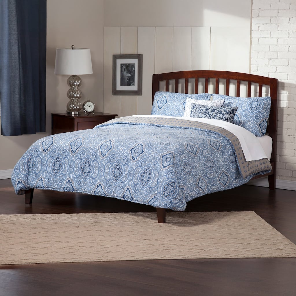 Richmond King Platform Bed in Walnut