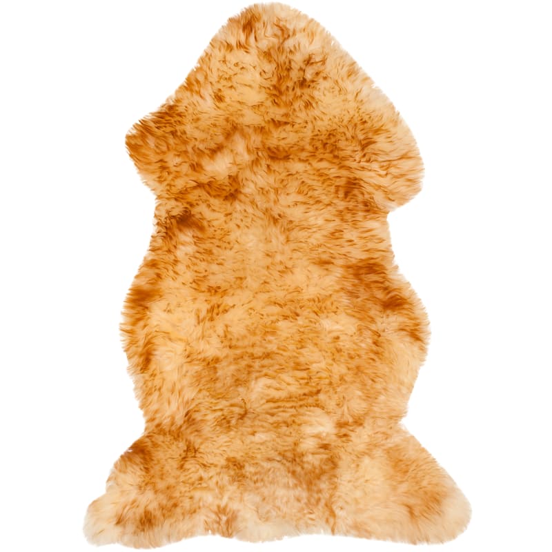 SAFAVIEH Handmade Natural Sheepskin Leanca 3.4-inch Thick Rug