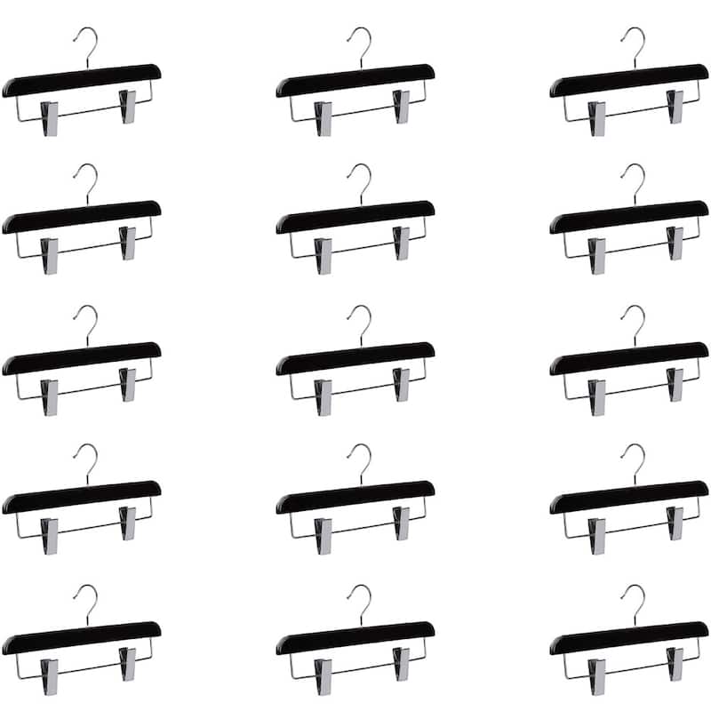 Abs Plastic Trouser Skirt Hangers, Perfect for Skirts, Pants, Slacks, Jeans, and More Set of 5
