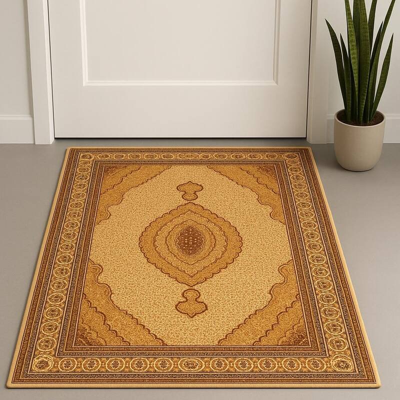 HomeRoots Moroccan Modern Rectangle Area Rug - 2' X 4'