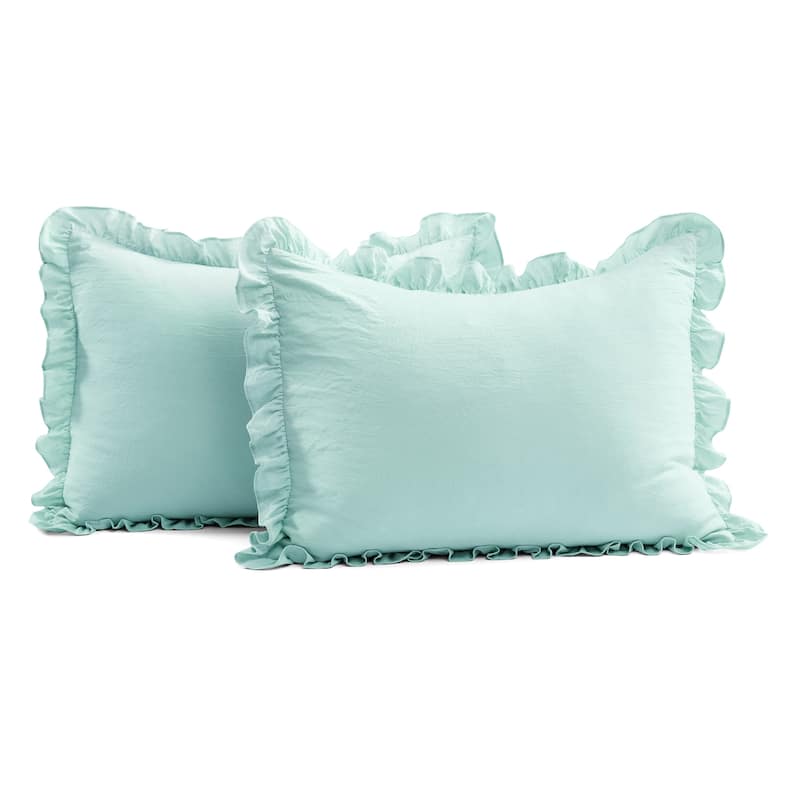 The Gray Barn Molly Mae Ruffle Skirt Bedspread Set
