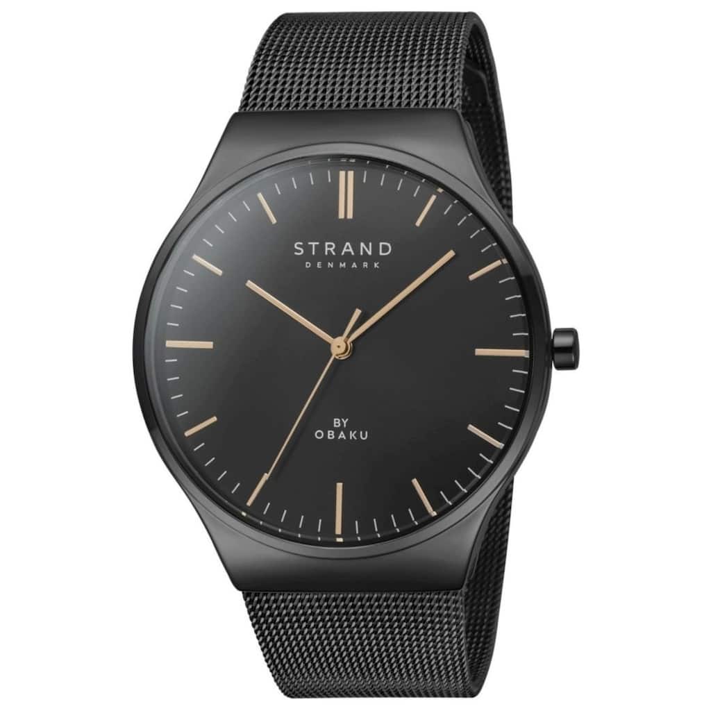 Obaku Women's Mason Lille Black Dial Watch - S717LXBBMB - One Size