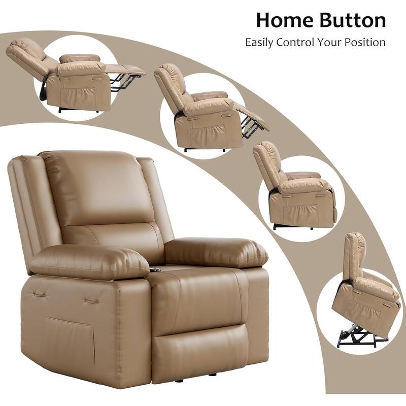 Power Lift Recliner, with Massage & Heat