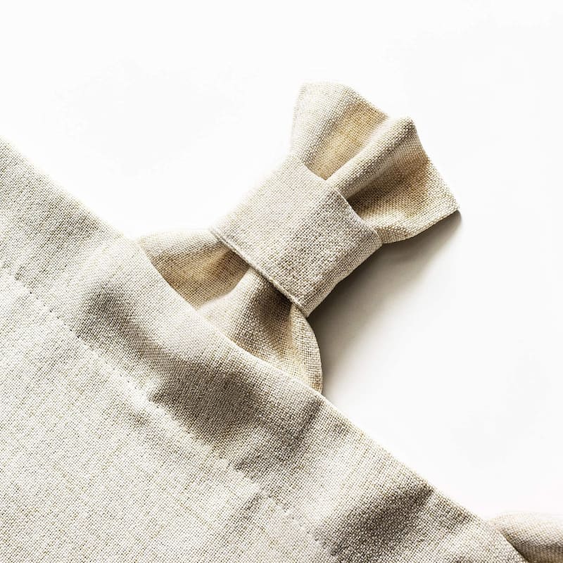 DriftAway Twist Tab Linen Textured Lined Blackout Solid Curtains 2 Panels