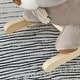 preview thumbnail 9 of 7, Qaba Kids Rocking Horse, Bear-Shaped Plush Toddler Ride on Horse with Sound, Wooden Base & Safety Belt for 18-36 Months, Gray