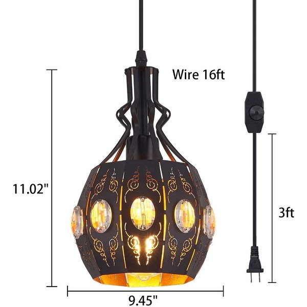 Plug in swag pendant online