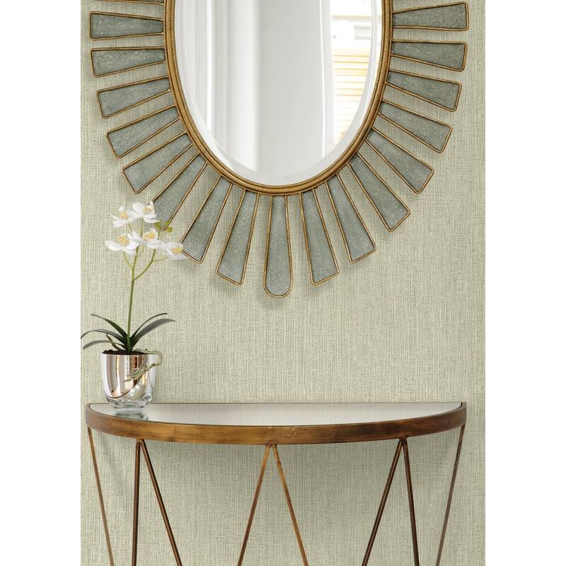 Seabrook Designs Natural Tether Embossed Vinyl Unpasted Wallpaper