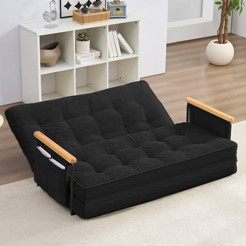 Mixoy Muti-Functional Folding Floor Sofa Bed,3-Seater,2-Seater,1-Seater Lazy Futon Sofa with 6 Position Adjustable Backrest