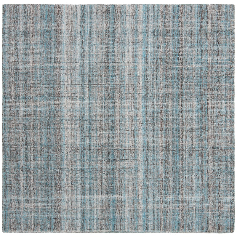 SAFAVIEH Handmade Abstract Nettie Modern Viscose Rug - 4' x 4' Square - Blue/Multi