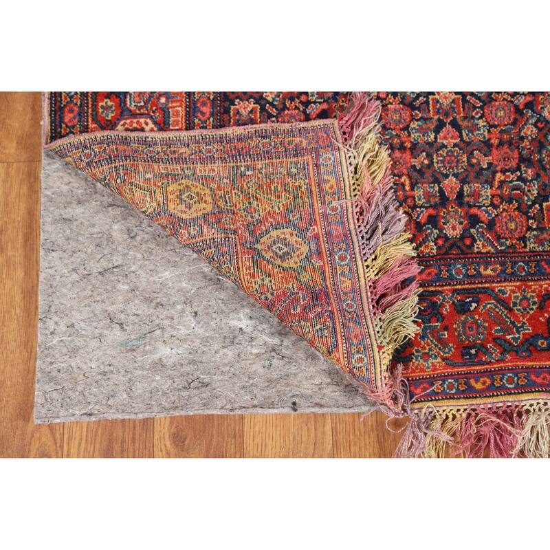 Hand Knotted Oriental 100% Wool Carpet Traditional Medallion Beige & Ivories Senneh Area Rug - 6' 3'' X 4' 5''