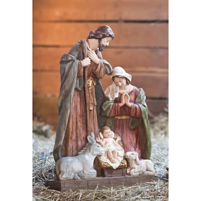 32 in. Resin Indoor/Outdoor Nativity Statuary - 32 in