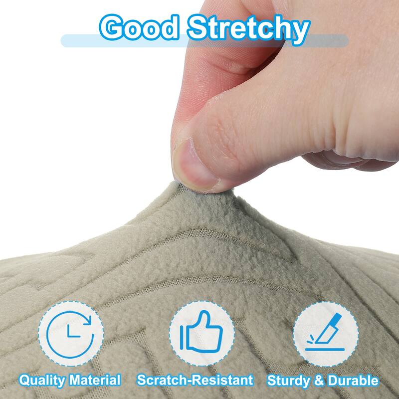 4 Pcs Bar Stool Cover Elastic Bar Stool Seat Covers for 14"-18" Chair