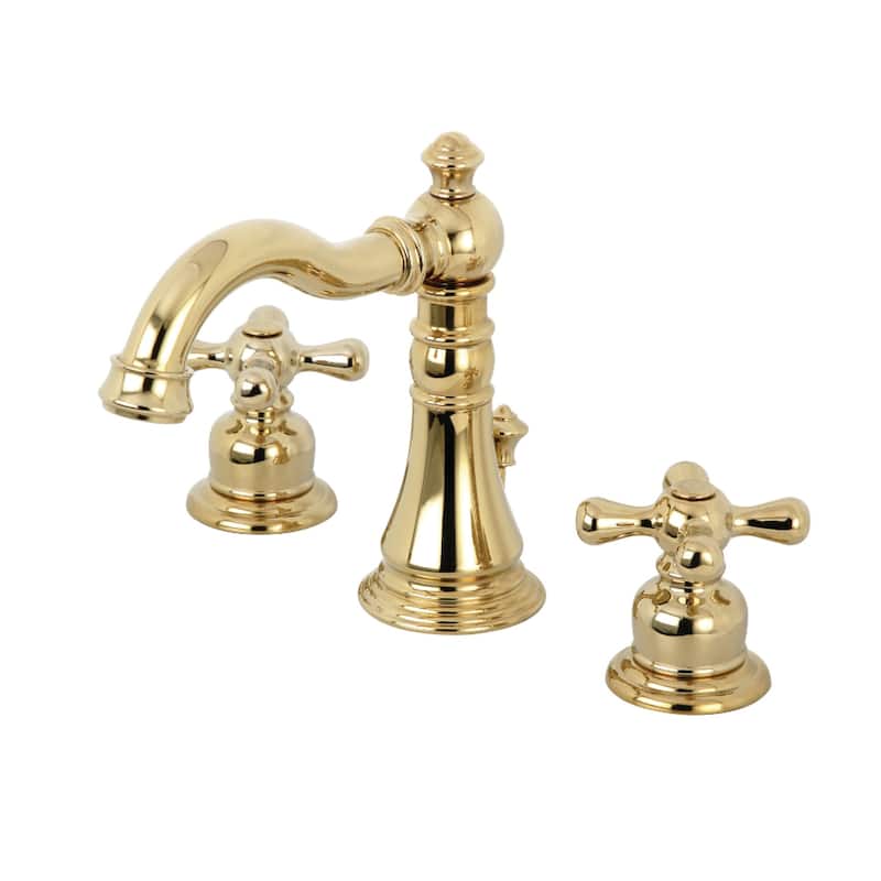 American Classic 8 in. Widespread Bathroom Faucet - Polished Brass