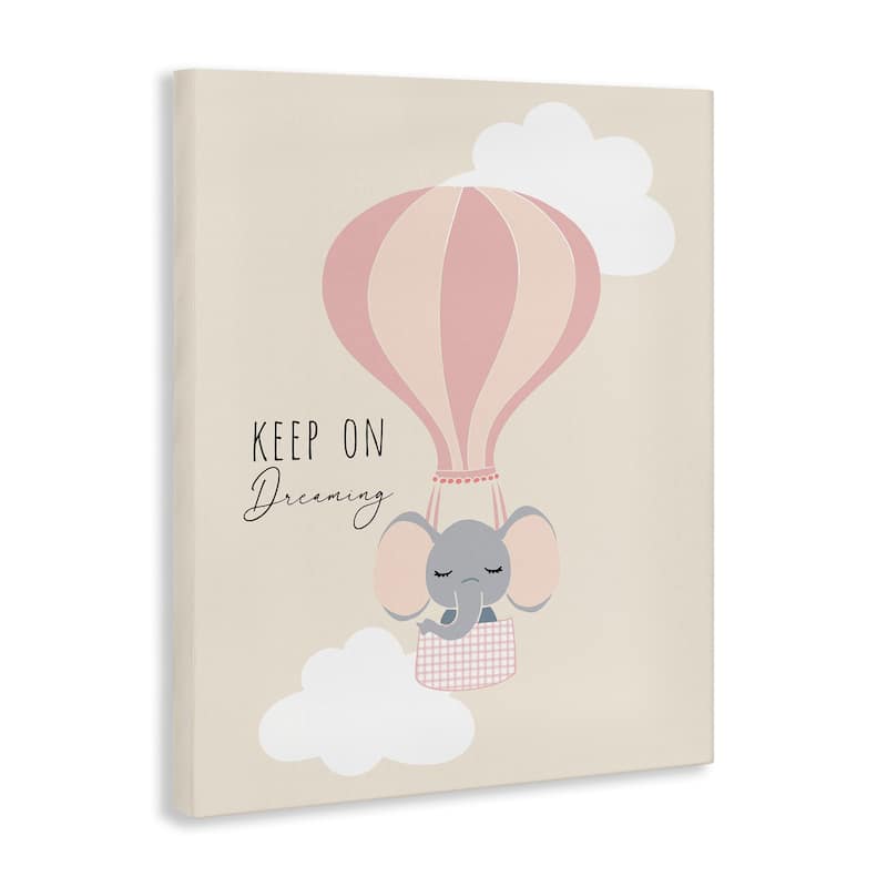 Stupell Inspiring Keep On Dreaming Canvas Wall Art Design By Chen Alyesh