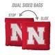 preview thumbnail 4 of 3, Nebraska Cornhuskers NCAA Dual Sided Pro Stop & Slide Cornhole Bags