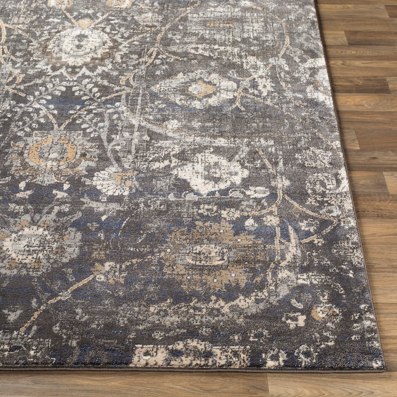 Livabliss Fitz Vintage Floral Area Rug