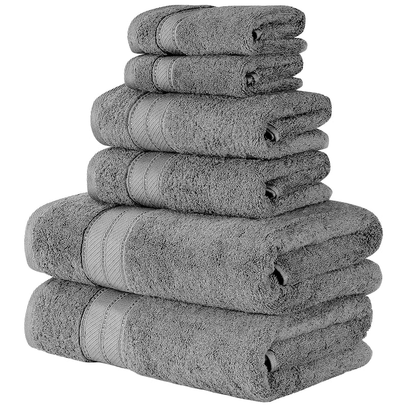 Modern Threads 6-Piece SpunLoft Towel Set