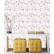 Lovely Watercolor Field Peel and Stick Wallpaper - Bed Bath & Beyond ...