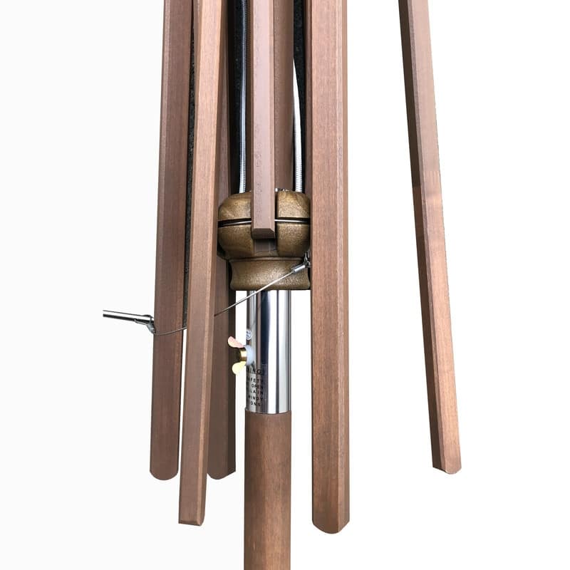 TropiShade 9' Wood Market Umbrella with Rust Cover