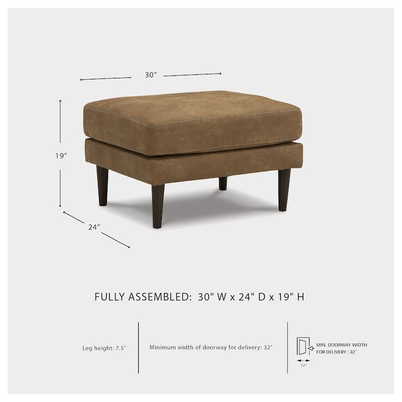 Signature Design by Ashley Telora Brown Ottoman