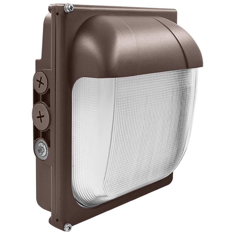 Luxrite 20/40/60W LED Wall Light Photocell 3CCT Up to 7200LM Dusk to Dawn IP65 120-277V Dimmable - 3 Color Selectable 30/40/50