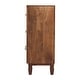 preview thumbnail 9 of 16, Artisan Furniture Solid Wood Arno Chest - Teak, Beige,3-Drawers