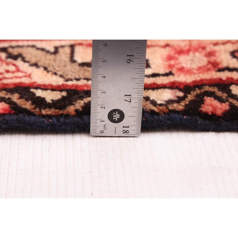 ECARPETGALLERY Hand-knotted Andelz Light Red Wool Rug - 2'7 x 9'8