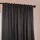 preview thumbnail 23 of 83, Exclusive Fabrics Extra Wide Room Darkening 84-inch Curtain (1 Panel)
