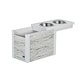 preview thumbnail 14 of 32, New Age Pet® ECOFLEX® Composite Piedmont 2-Bowl Diner with Sliding Lid Storage Bin - Extra Large