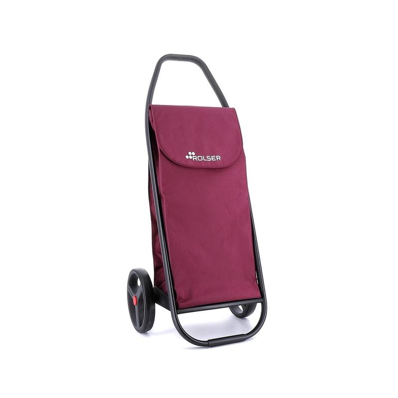 Rolser Com 88 lb. Capacity MF Tube 2 Big Wheel Shopping Trolley