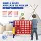 preview thumbnail 27 of 28, 2.5Ft 4-to-Score Giant Game Set - 33" x 13" x 30" (L x W x H)