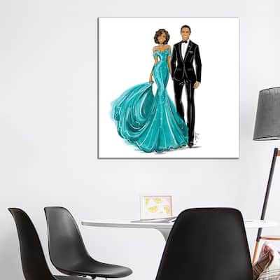 iCanvas "Michelle & Barack Obama" by Emma Kenny Canvas Print