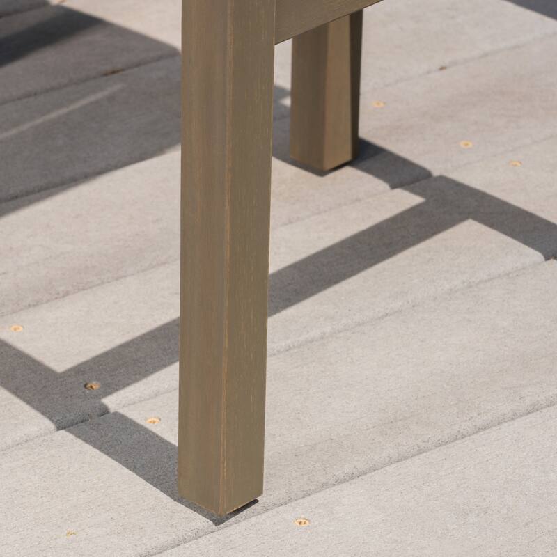 Caribbean Acacia Wood Outdoor Bar Stool (Set of 4) by Christopher Knight Home